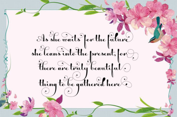 Kinleigh Font PNG with transparent background - Preview 1