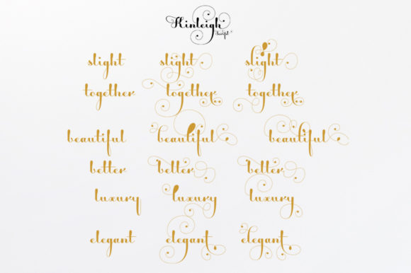 Kinleigh Font PNG with transparent background - Preview 2