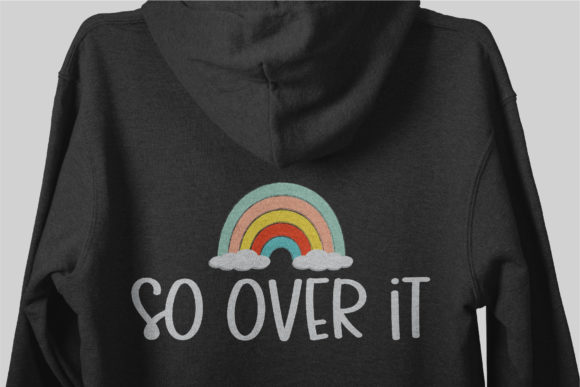 Rainbow Club Font PNG with transparent background - Preview 3