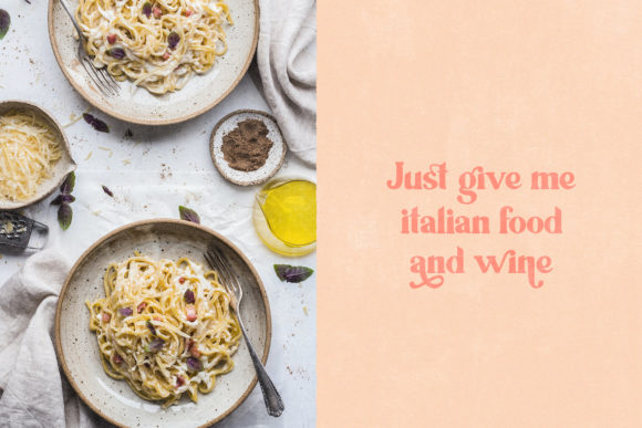 Ravioli Font PNG with transparent background - Preview 1