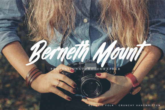 Rosario Font font preview - 4