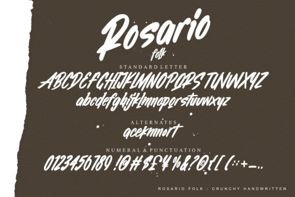 Rosario Font font preview - 5
