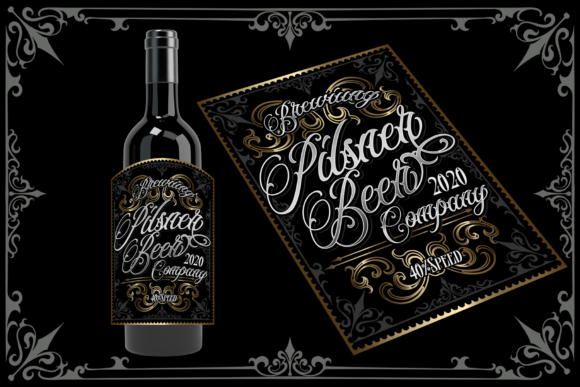 Royal Wonder Font PNG with transparent background - Preview 1