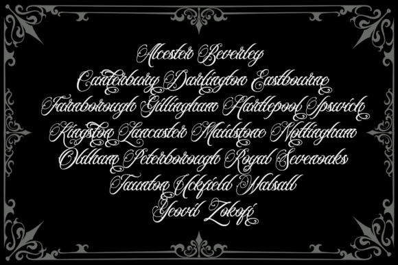 Royal Wonder Font PNG with transparent background - Preview 5