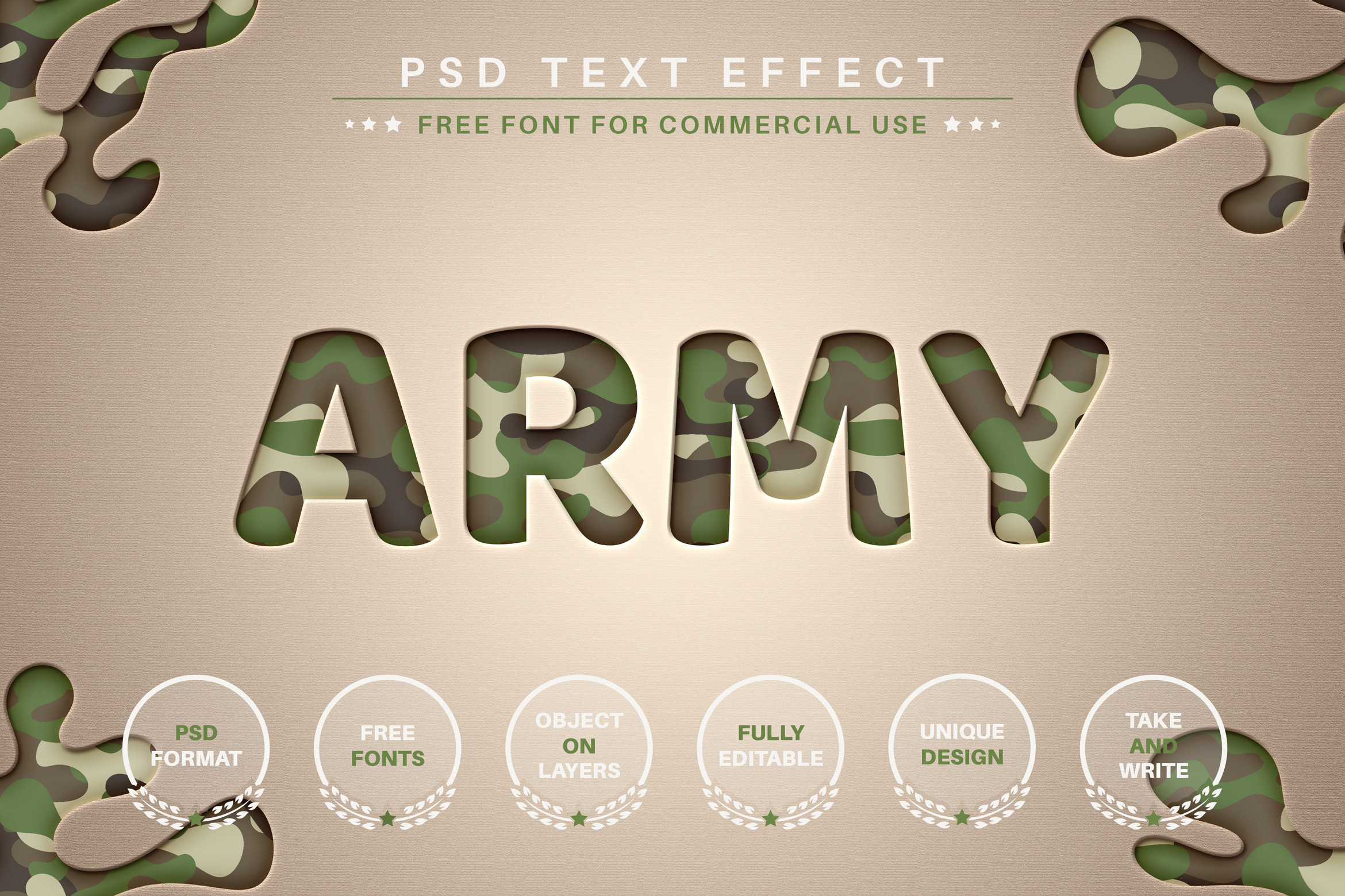 Army Graphic by rwgusev · Creative Fabrica