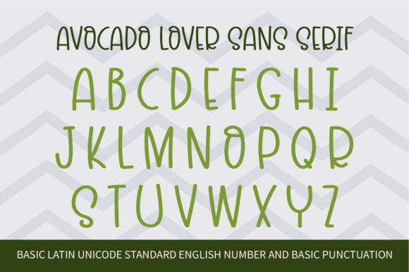 Avocado Lover Font - Preview 4