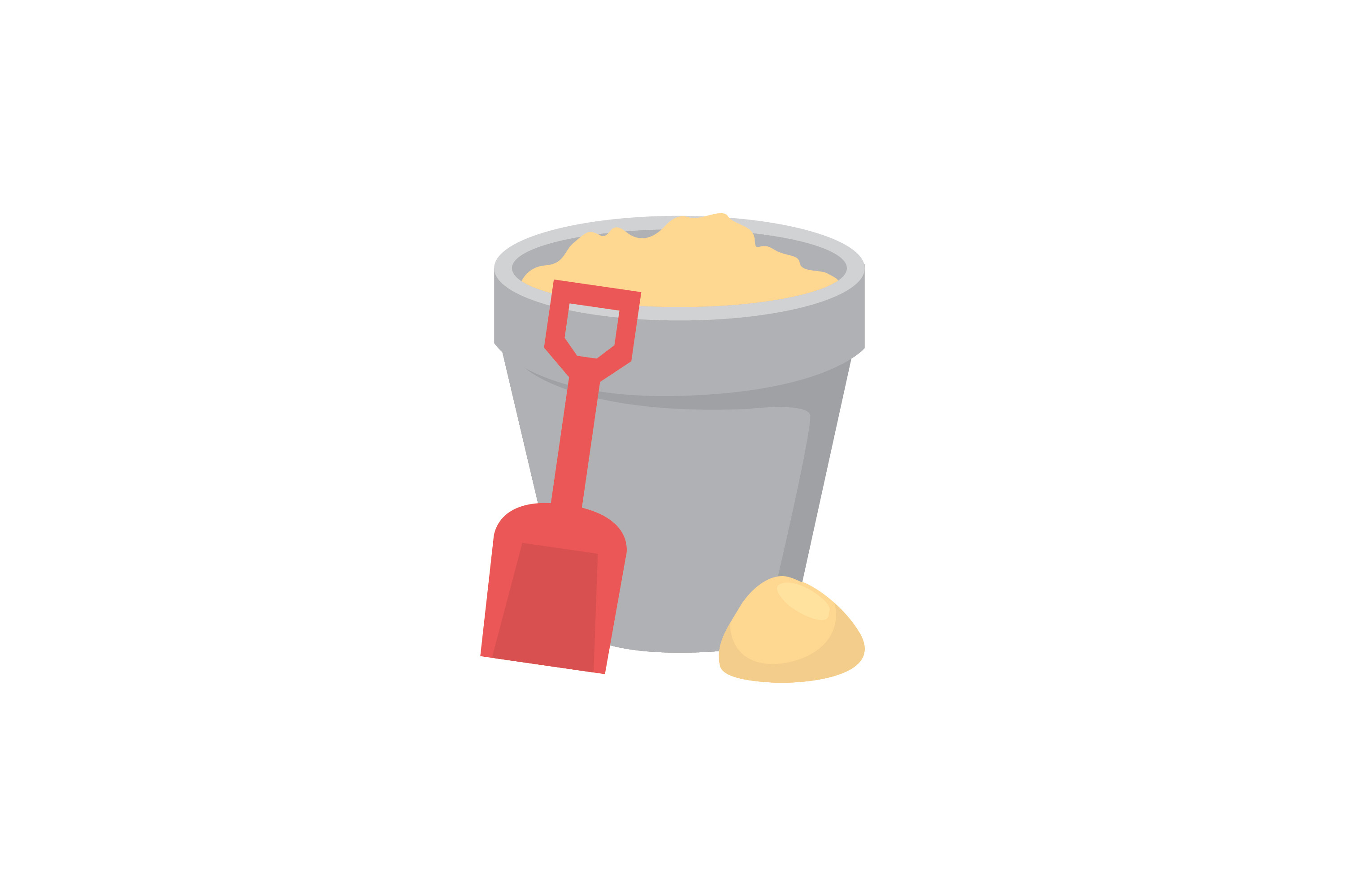 Beach Sand Bucket 5 Vector Icon Graphic by goodmantisid · Creative Fabrica