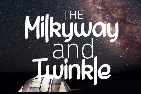Beautiful of Milkyway Font - Preview 2