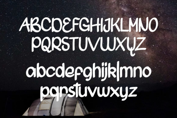 Beautiful of Milkyway Font - Preview 3