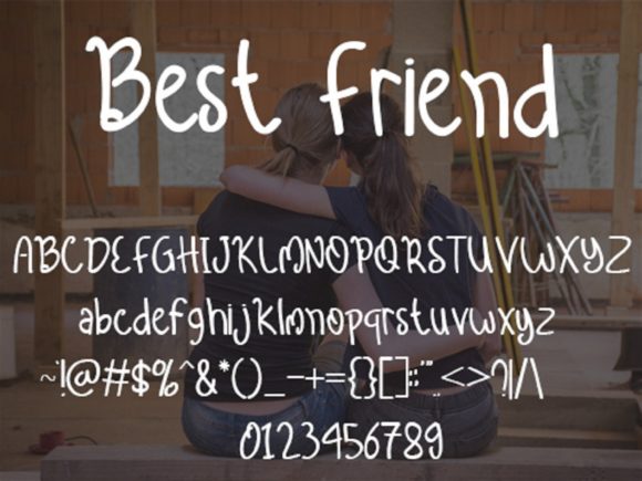 Best Friend Font - Preview 4