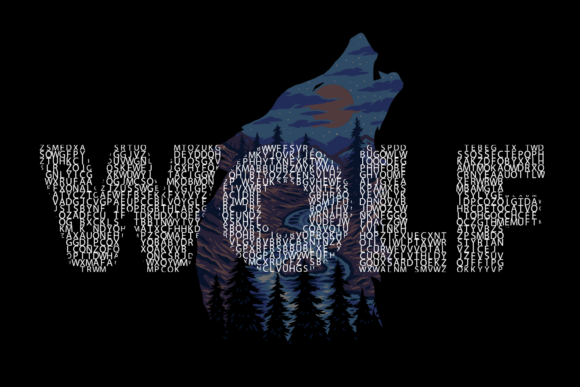 Character with Text Font - Preview 4