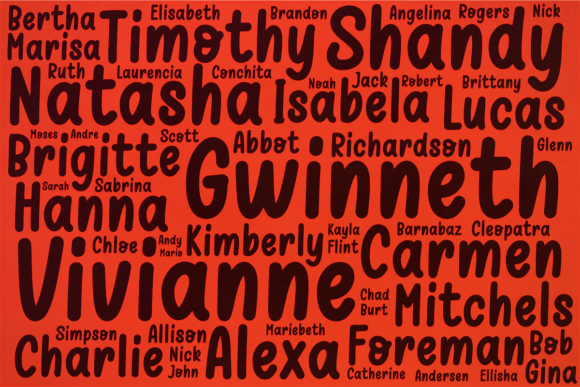 Chilli Sauce Font - Preview 2