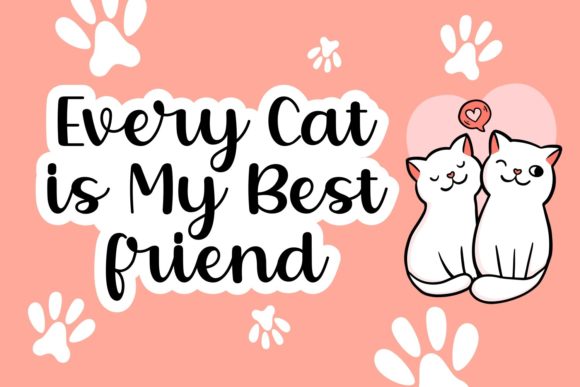 Cute Katty Font - Preview 1