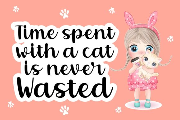 Cute Katty Font - Preview 3