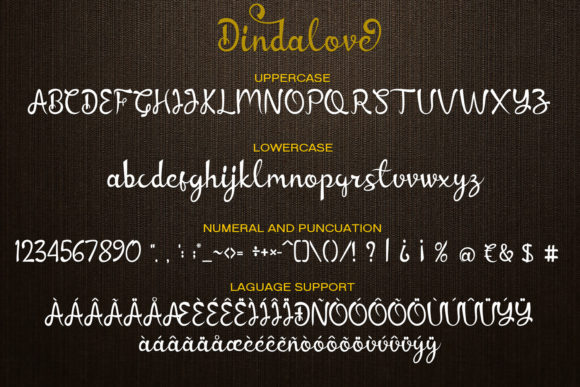Dindalove Font - Preview 4