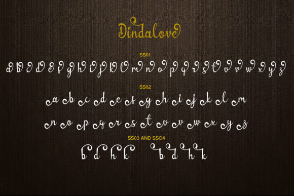 Dindalove Font - Preview 5