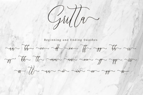 Gritta Font PNG with transparent background - Preview 6