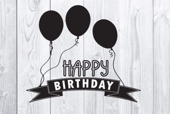Happy Birthday Banner SVG+EPS+PNG