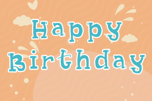 Happy Kids Font PNG with transparent background - Preview 1