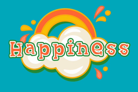 Happy Kids Font PNG with transparent background - Preview 3