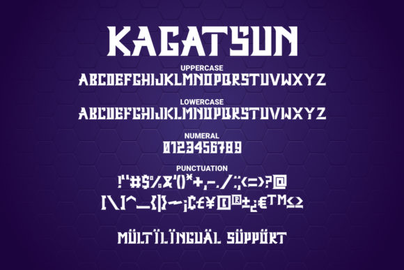 Kagatsun Font PNG with transparent background - Preview 3