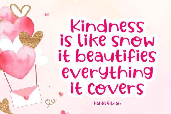 Kindness Heart Font - Preview 1