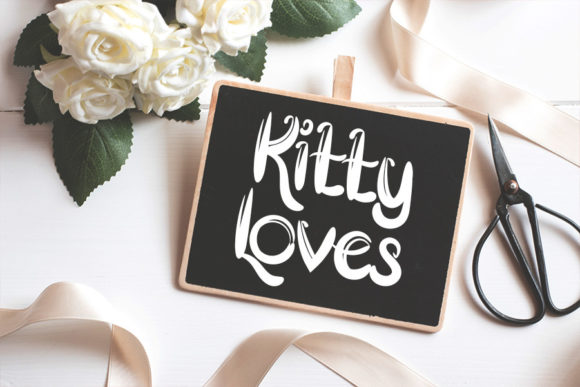 Little Kitten Font PNG with transparent background - Preview 1