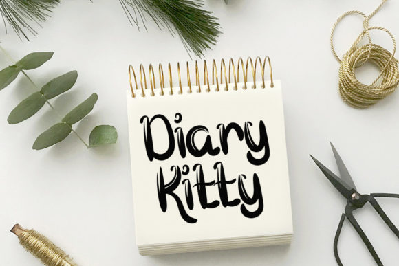 Little Kitten Font PNG with transparent background - Preview 2