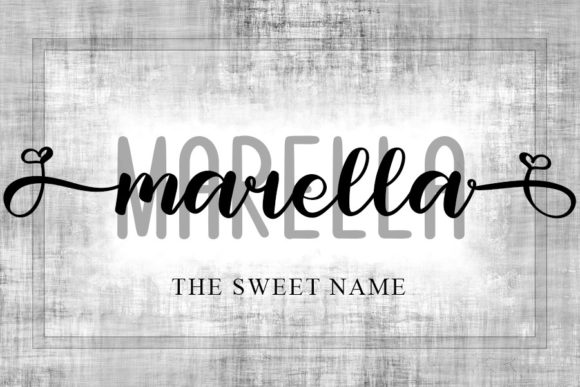 Sabilla Font PNG with transparent background - Preview 3