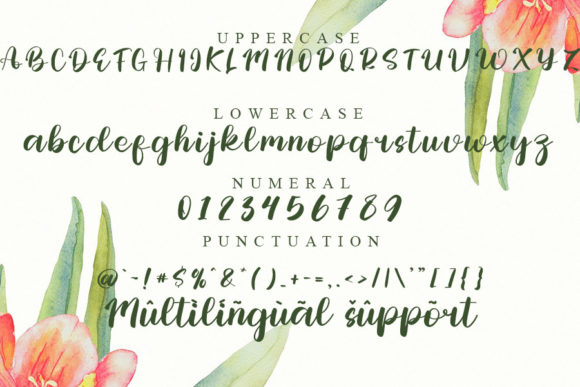 Sabilla Font PNG with transparent background - Preview 6