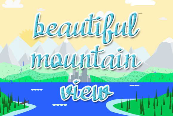 Senelly Font PNG with transparent background - Preview 2