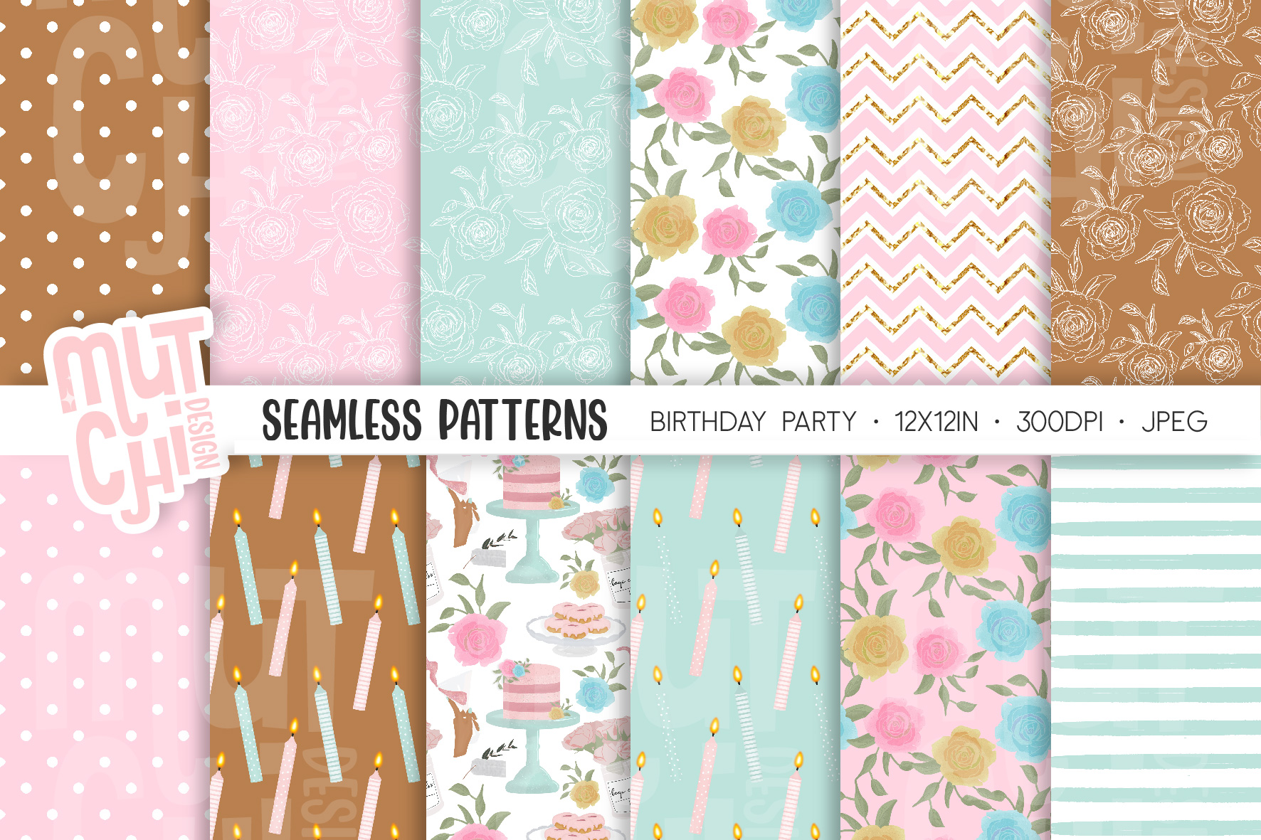 Birthday Party Pattern Set