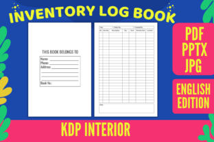 Inventory Log Book Record - KDP Interior Graphic by RA Laserify ...