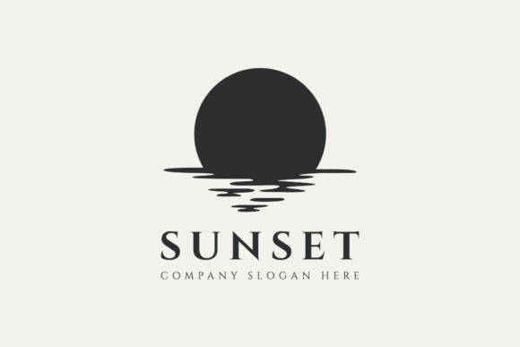 Sunset Silhouette Travel Logo Concept Graphic Logos By Blazybone