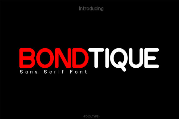Bondtique Font - Preview 2