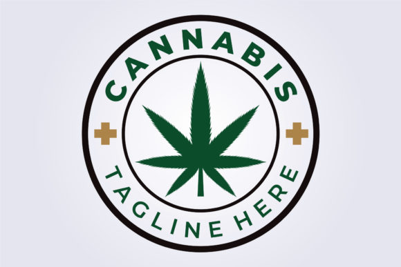 Cannabis Logo Vector Illustration Design