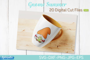 Gnome Summer SVG Cut Files-digital Stamp Graphic by Apixsala · Creative ...