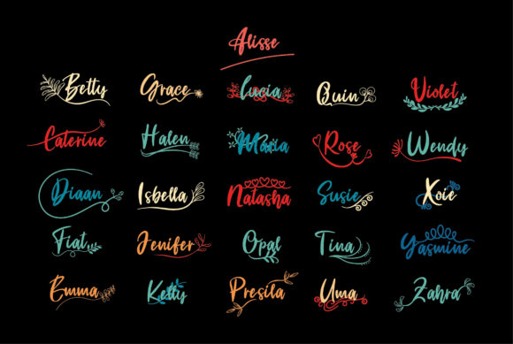 Alisse Font - Preview 4
