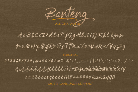 Banteng Font - Preview 3