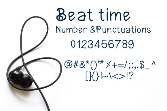 Beat Time Font - Preview 3
