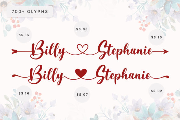 Billy Stephanie Font - Preview 1