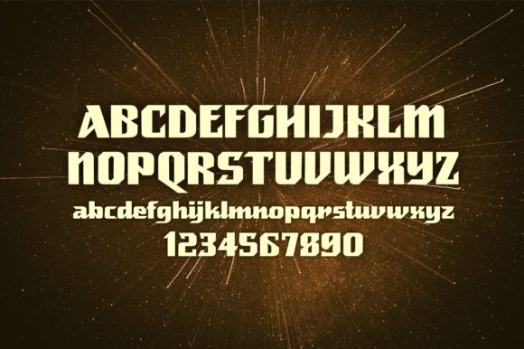 Blastand Font - Preview 1