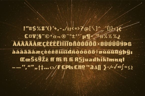 Blastand Font - Preview 2
