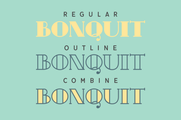 Bonquit Font - Preview 1