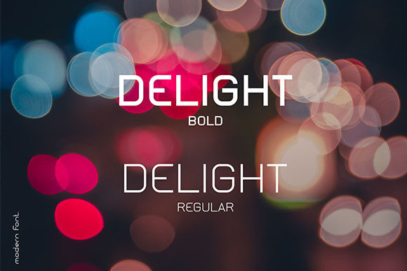 Delight Font - Preview 1