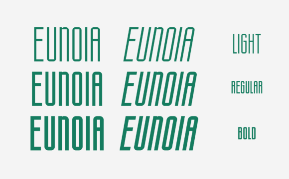 Eunoia Font PNG with transparent background - Preview 3