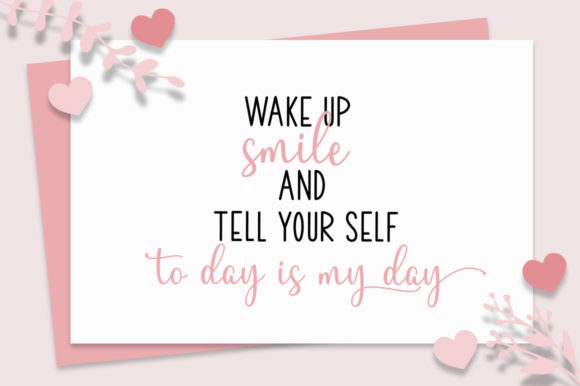 Githa Day Font PNG with transparent background - Preview 2