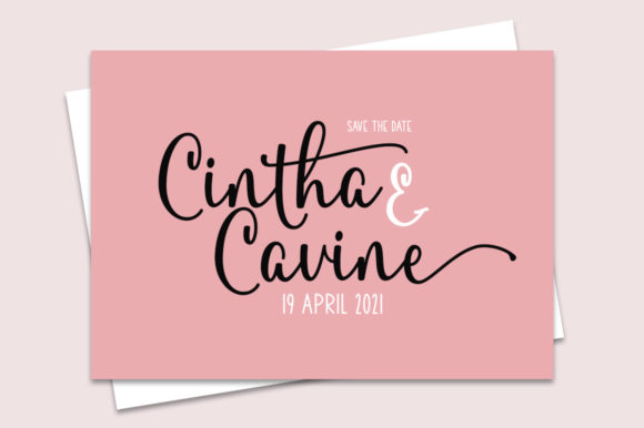 Githa Day Font PNG with transparent background - Preview 3
