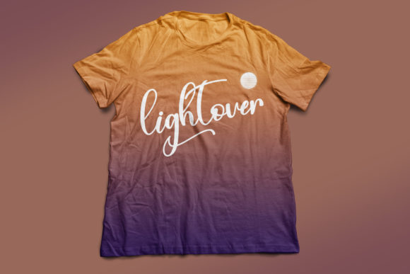 Lightover Font PNG with transparent background - Preview 2