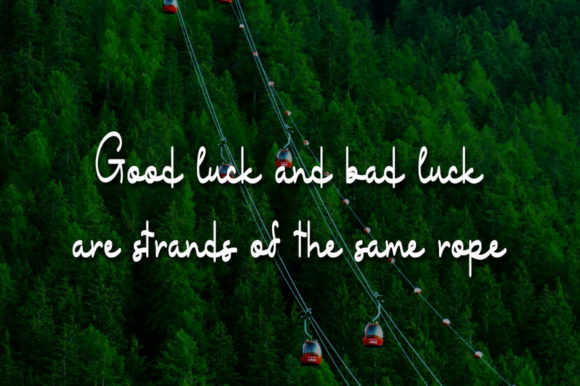 Long Rope Font PNG with transparent background - Preview 2